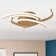 Doner 1 - Light 22.05'' Unique/Statement Modern Linear Dimmable White Light LED Flush Mount