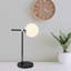 Lampe de table noire 18,9 po Kali