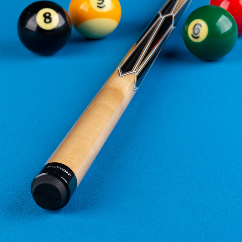 Natural Maple and Black 21 oz Wood Pool Cue