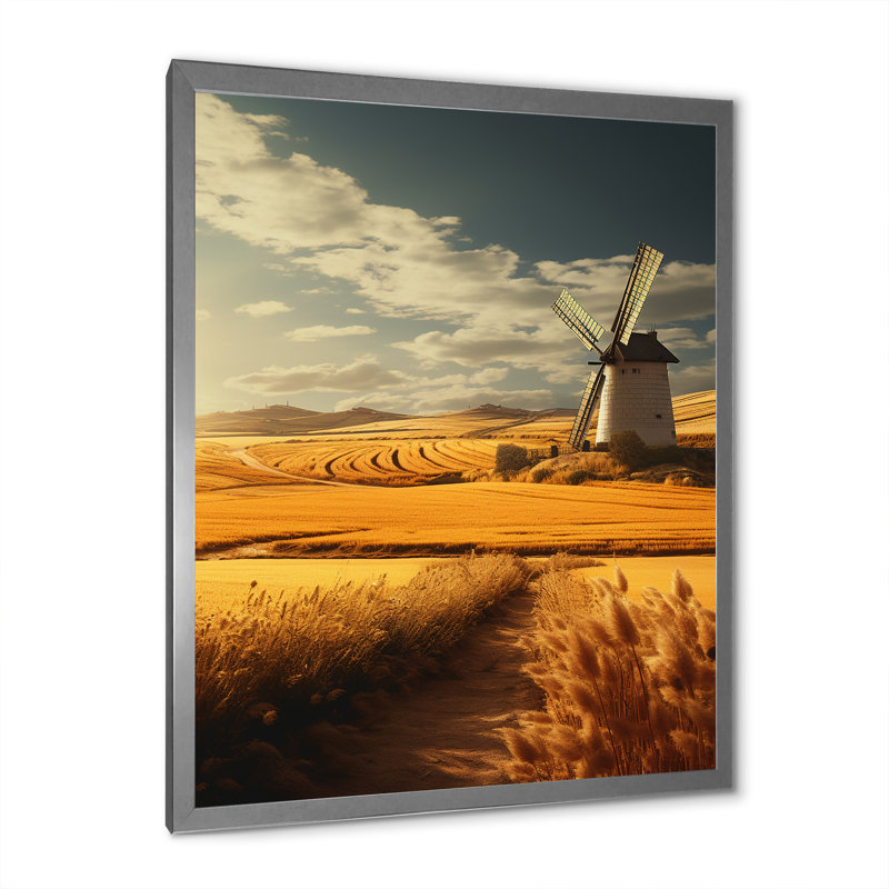 Reproduction d'art sur toile Espagne, H 32 po x l 24 po x P 1 po, Cadre photo argenté