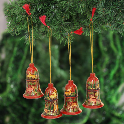 3.1'' Wood Hanging Figurine Ornament