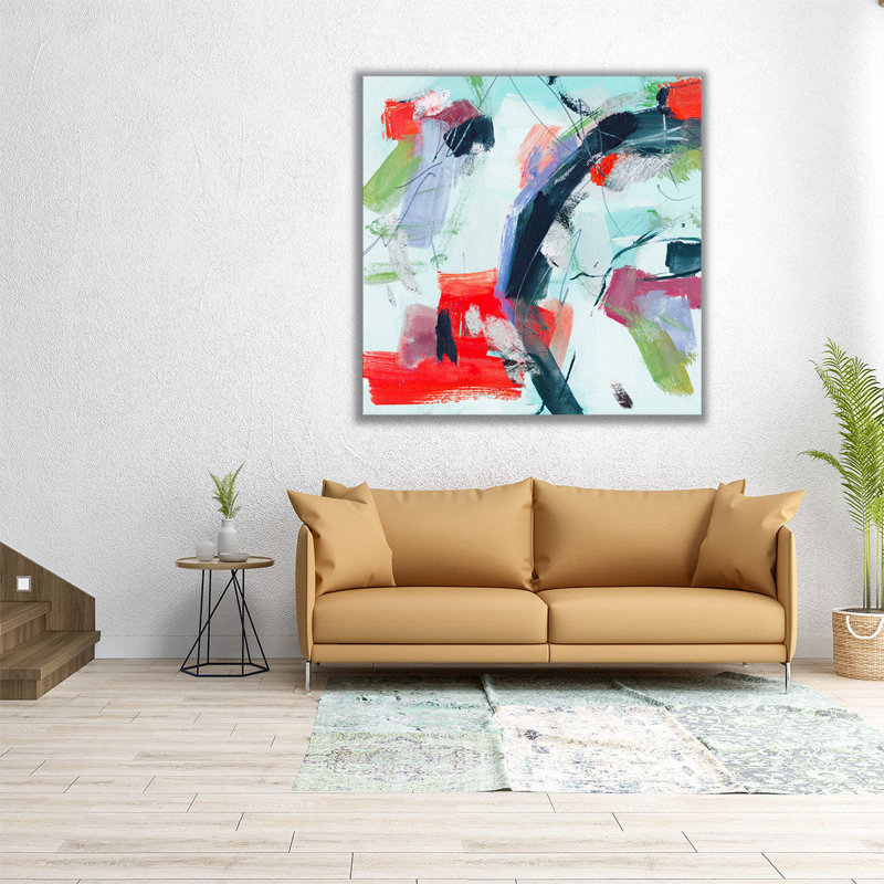 Hot Summer Sky II - Canvas Print Wall Art, 12" H x 12" W