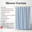 Rideau de douche Blue Tile - Premium-391993917