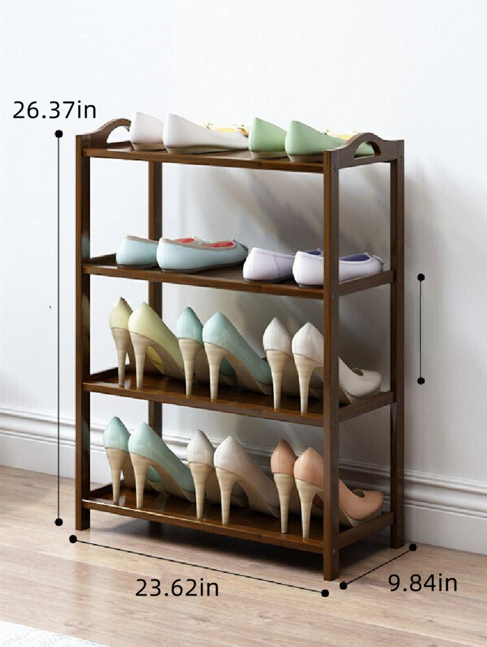 Rebrilliant Simple Shoe Rack Doorway Multilayer Small Shoe Rack Household  Dormitory Storage Rack Multifunctional Rack