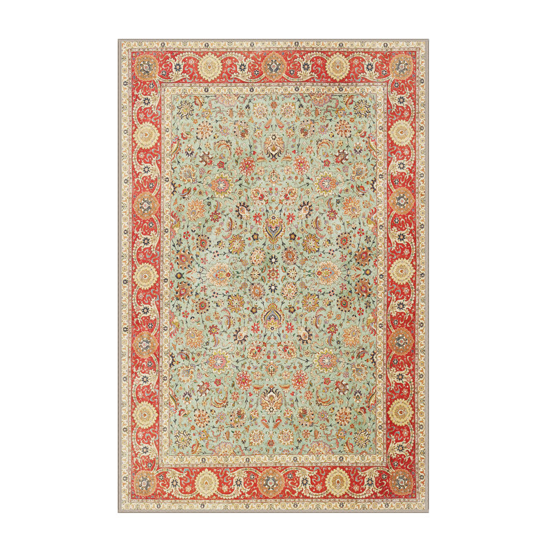 Performance Floral Indoor Rug, Rectangle 4' x 6'
