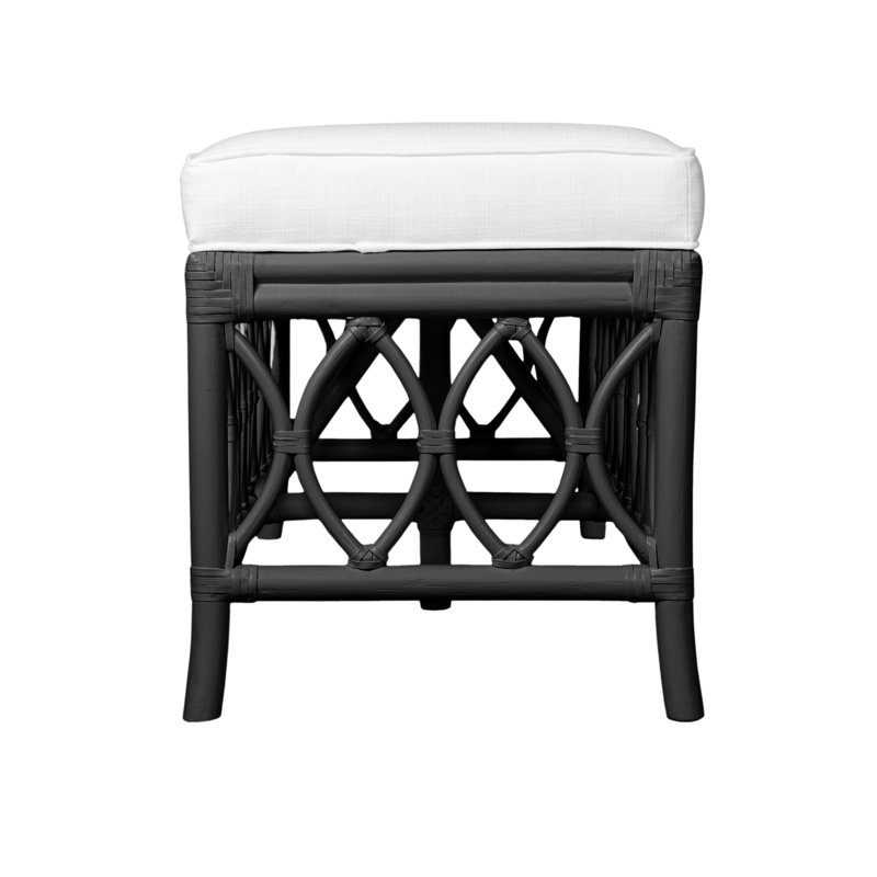 Lillian Upholstered Bench, Black