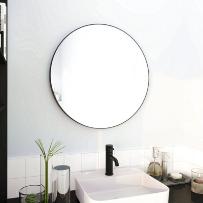 Grand miroir circulaire 24 po