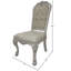 Chaise d'appoint capitonnée (ensemble de 2)