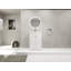Meuble-lavabo autoportant 24 po avec lavabo en résine et 2 portes d'armoire à fermeture en douceur (emballage KD)-117193502-117193501