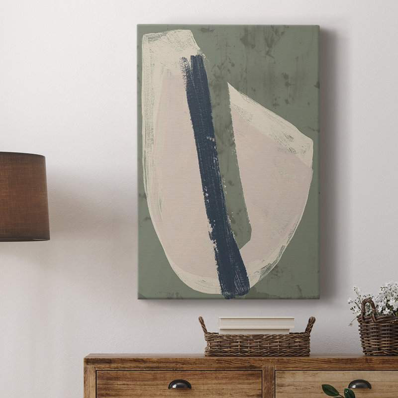 Paper Slice IV -Custom Wrapped Gallery Cavas