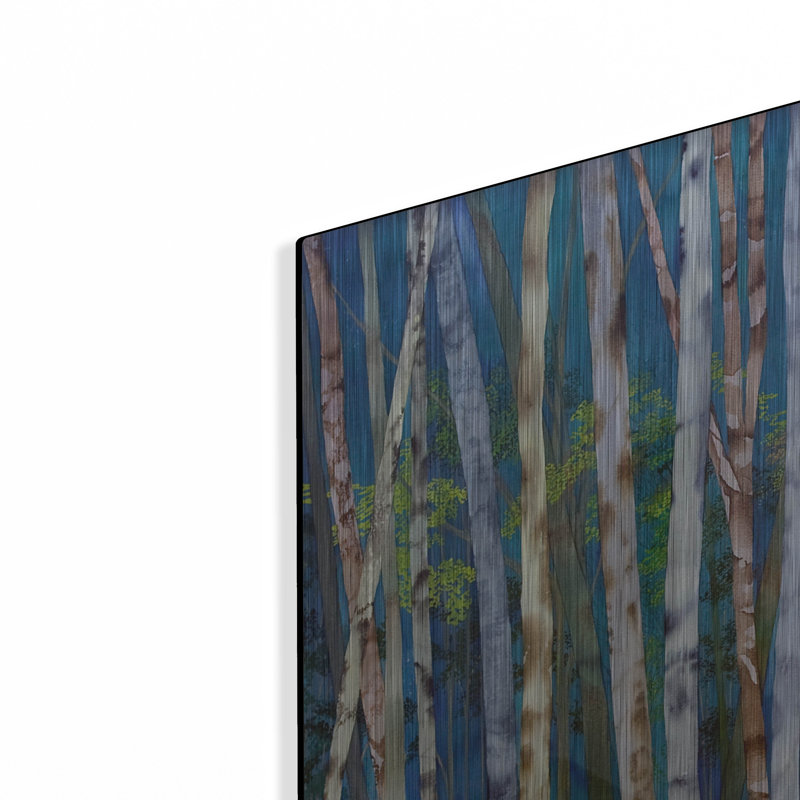 «Mystery Of Trees-Birches» par Sharon Pitts, H 12 po x l 16 po