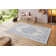 Beach Handwoven Cream/Blue Rug