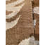 Tapis brun / beige en soie noué à la main moderne et moderne