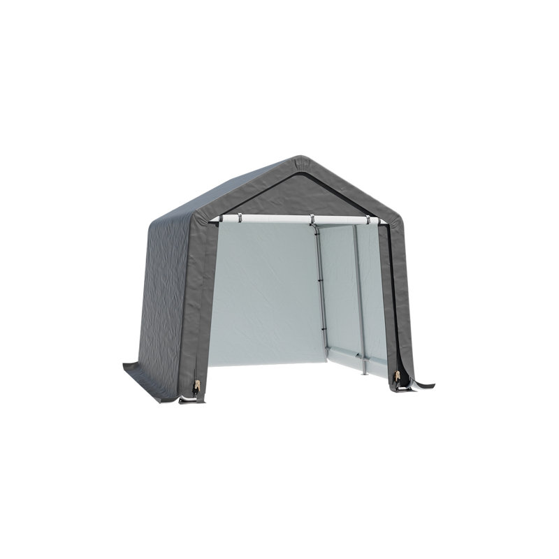 Roundhay 6ft. W x 6ft. D ft D Galvanised Pipe Apex Tool Shed