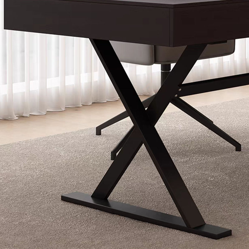 Bureau avec prise de recharge sans fil intelligente, H 29,52 po x l 70,86 po x P 27,55 po