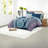 Premium Polyester Boho Bedding Set, Navy Twin, Modern Home Décor