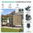 Aoodor Aluminum Pergola with Canopy-86865223-97922609