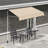 118" L Manual Retractable Awning For Patio Balcony Courtyard-108468689-108468694