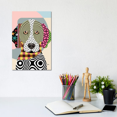 German Shorthaired Pointer by Lanre Studio - Wrapped Canvas Gallery-Wrapped Canvas Giclée
