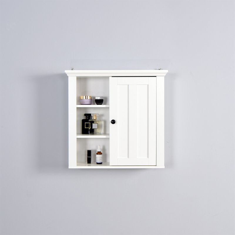 Bathroom Wooden Wall Cabinet With A Door