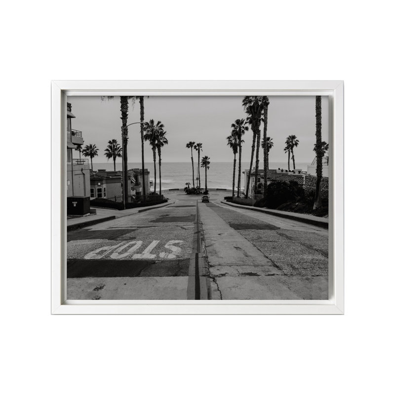 San Diego Street, H 08 po x l 10 po, Canevas, Encadrement blanc