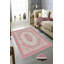 Tapis tissé de qualité supérieure, 100% polyester, 4,6 x 7,2 pi | Pois antibactérien antidérapant en PVC | Impression numérique 3D, lavable à la machine, hauteur des poils: 0,3 po | Idéal pour le salon, la chambre à coucher et les espaces repas-1466254433