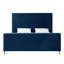 Lit plateforme moderne en velours pour chambre Inza-583968184-583968189