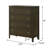 4-Drawer Chest Of Drawers Dark Cocoa