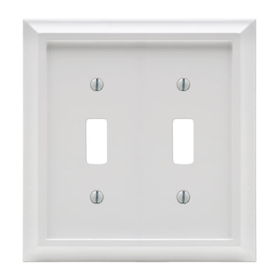 Deerfield 2-Gang Toggle Light Switch Wall Plate