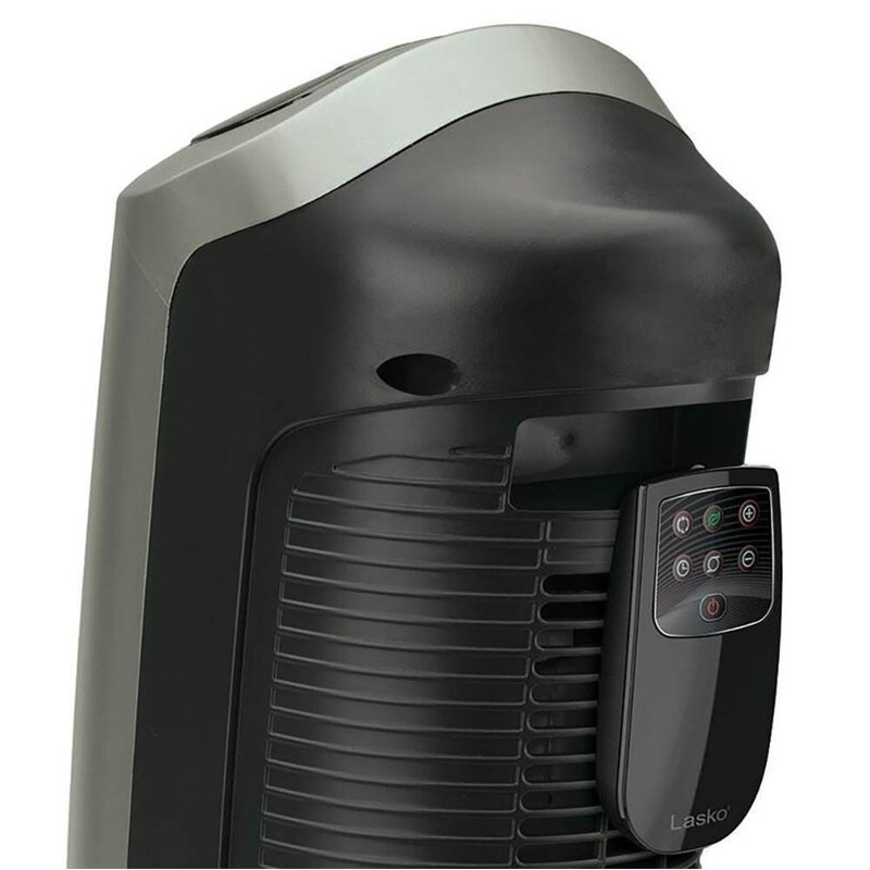Lasko 1500 Watt 11000 BTU Electric Tower Space Heater with Adjustable Thermostat and with Digital Display