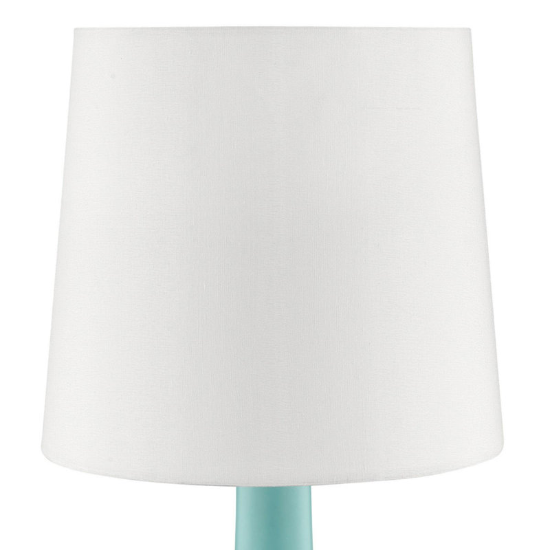 Lampe de table 17,5 po "Cheru" moderne Mid-Century, vert poudre