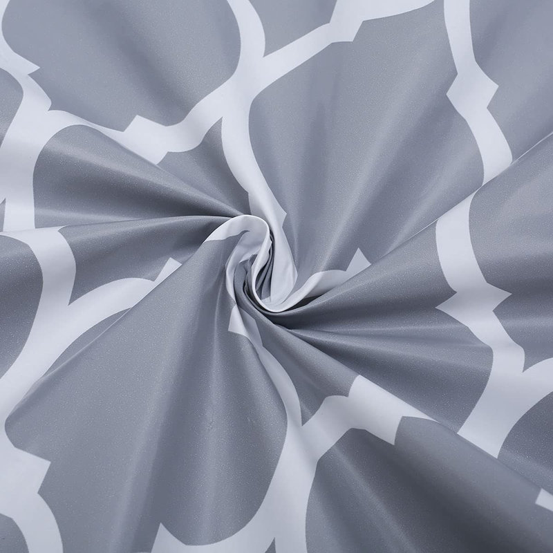 Round Table Protector Wipeable Circle Tablecloth 110cm, Elastic Edged Fitted Table Cloth