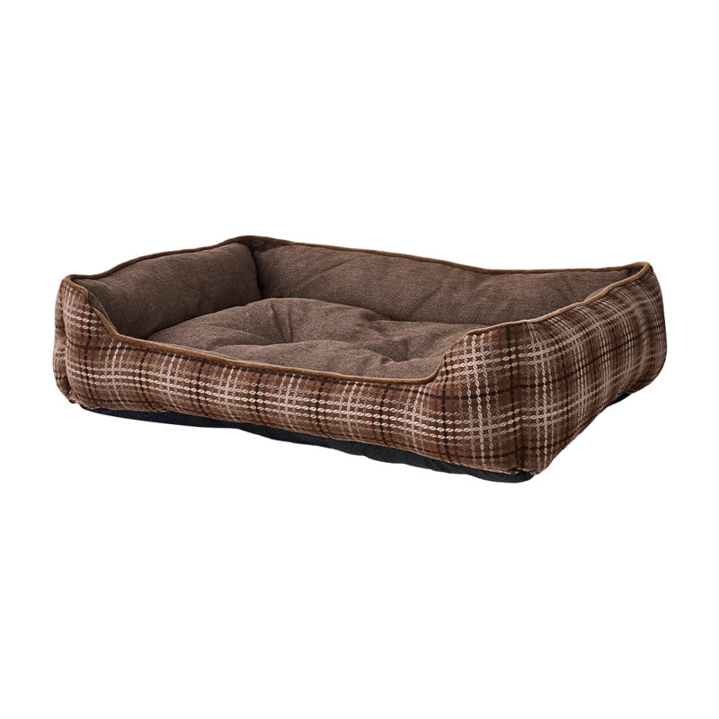Pet Bed, Small (15cm H x 70cm W x 60cm D), Coffee