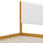 Lit minimaliste en bois avec tête de lit Boucle