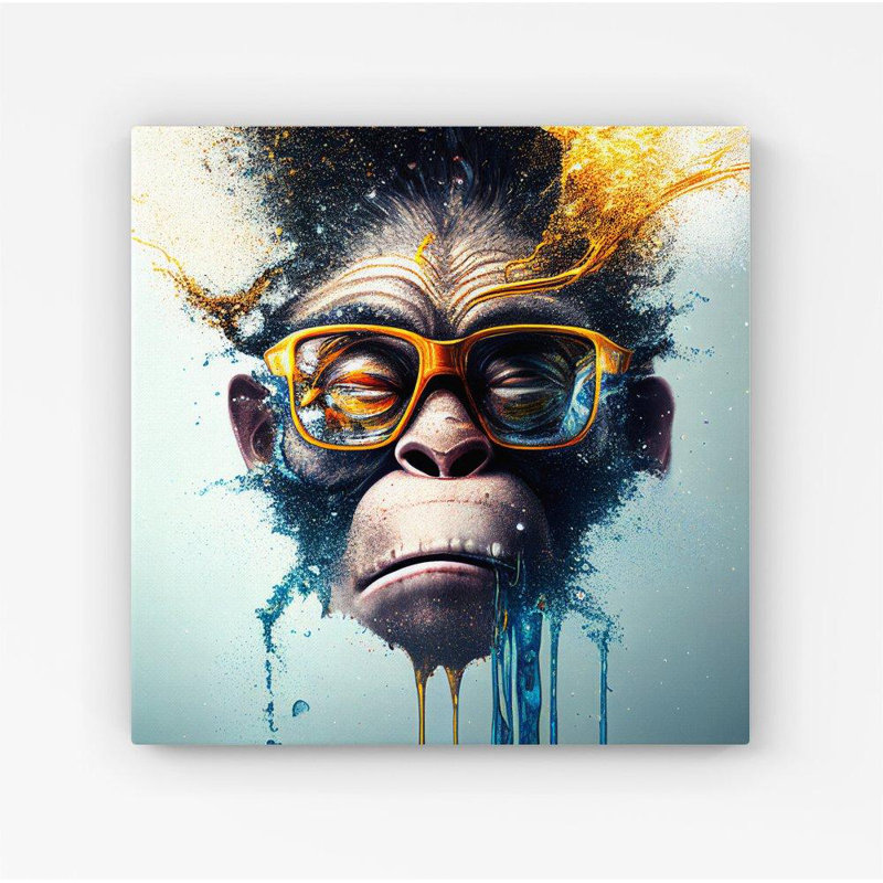 Monkey - Wrapped Canvas Print