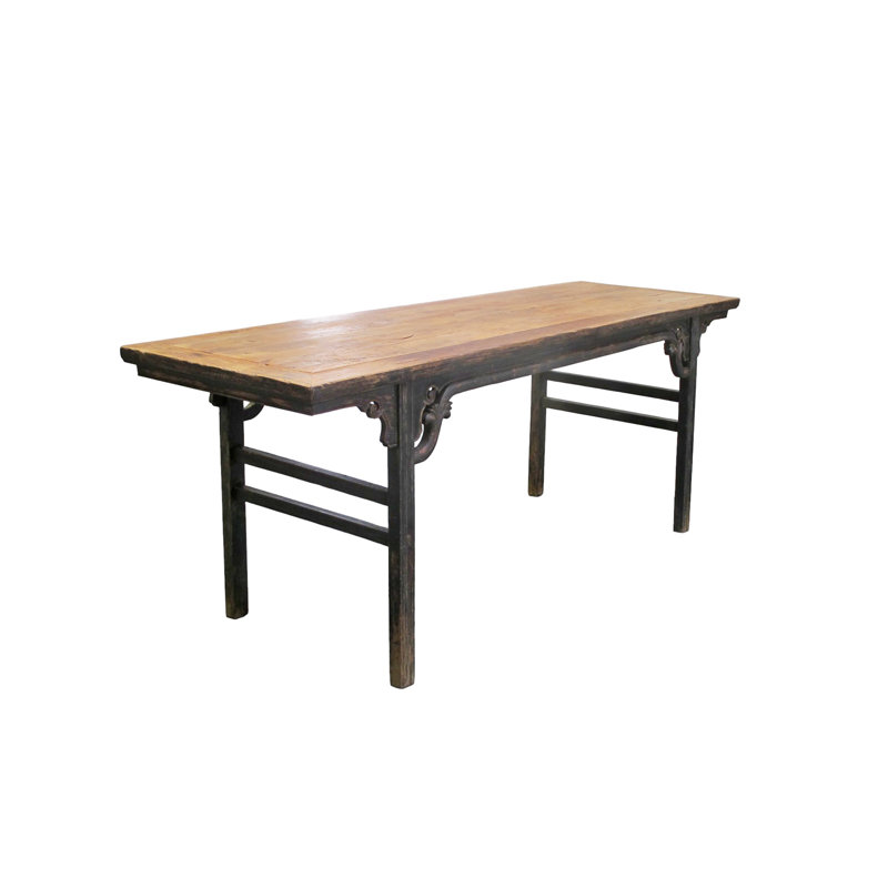 86" Long Antique Chinese Painting Table