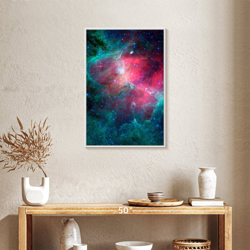 The Eagle Nebula, Floating Frame White, 21" x 31"