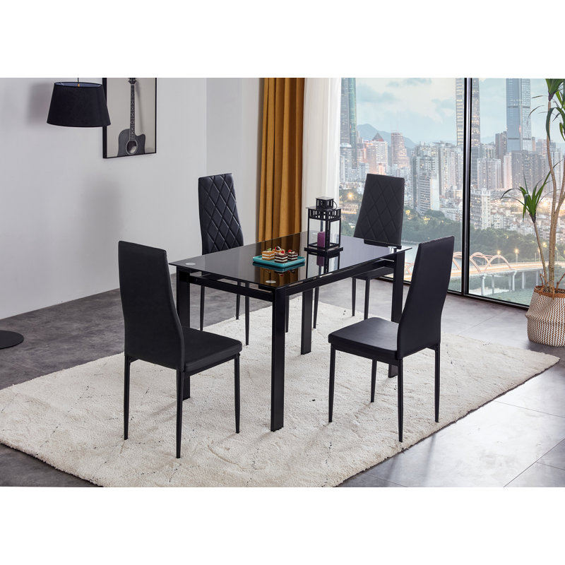 Ensemble de salle à manger carré L 27,6 po x l 27,6 po Edsol