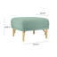 Repose-pieds carré standard en velours de 25,2 po de largeur-1970844764