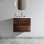 Meuble-lavabo mural 24 po en noyer - Silencieux et tendance avec évier, style chic-271573737-271573718