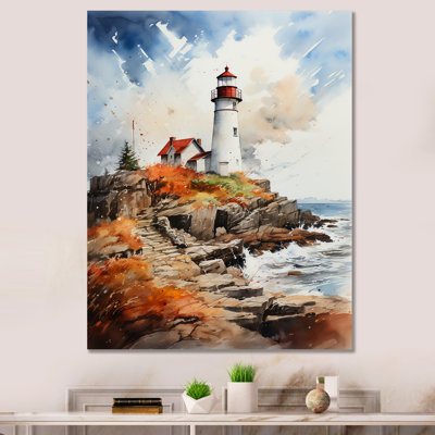 Phare rétro Gharass VI - reproduction sur toile