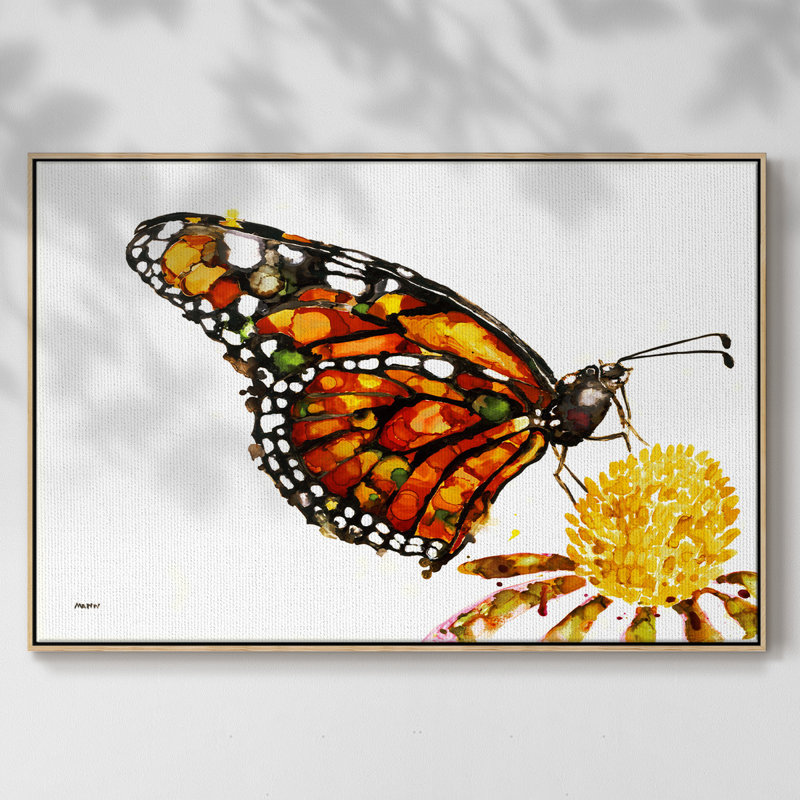 Wings I, reproduction d'art sur toile, Naturel, H 25 po x l 37 po x P 2 po
