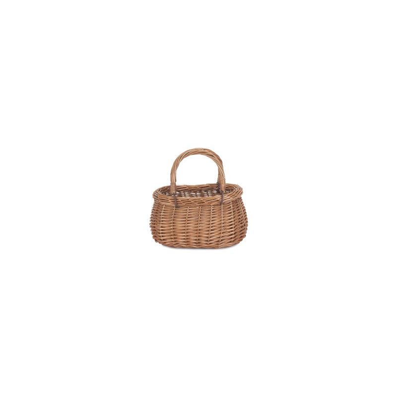 Child sized Wicker Swing Handled Shopper Basket