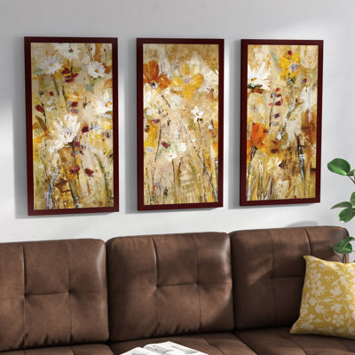 «Jostle», reproduction de peinture à l'acrylique à multiples images encadrée