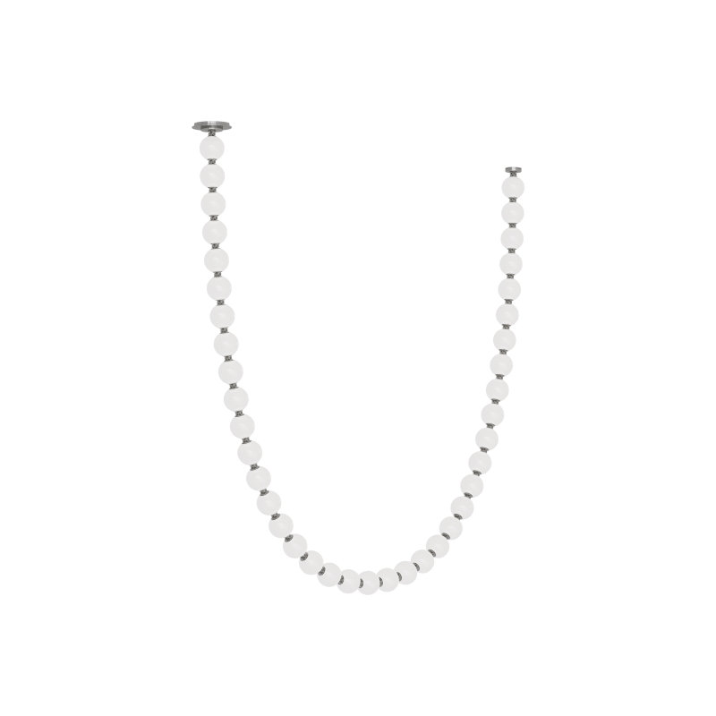 Perle 108 Chandelier, 2700K, Polished Nickel