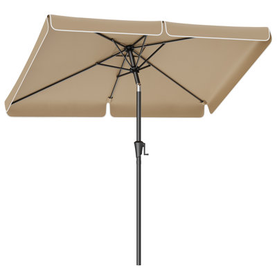 Burgest 2m x 1.5m Rectangular Market Parasol