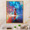 «Video Game Galaxy Woman Singer», reproduction d'art sur toile