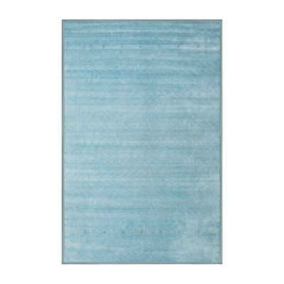 Tapis de zone bleu contemporain