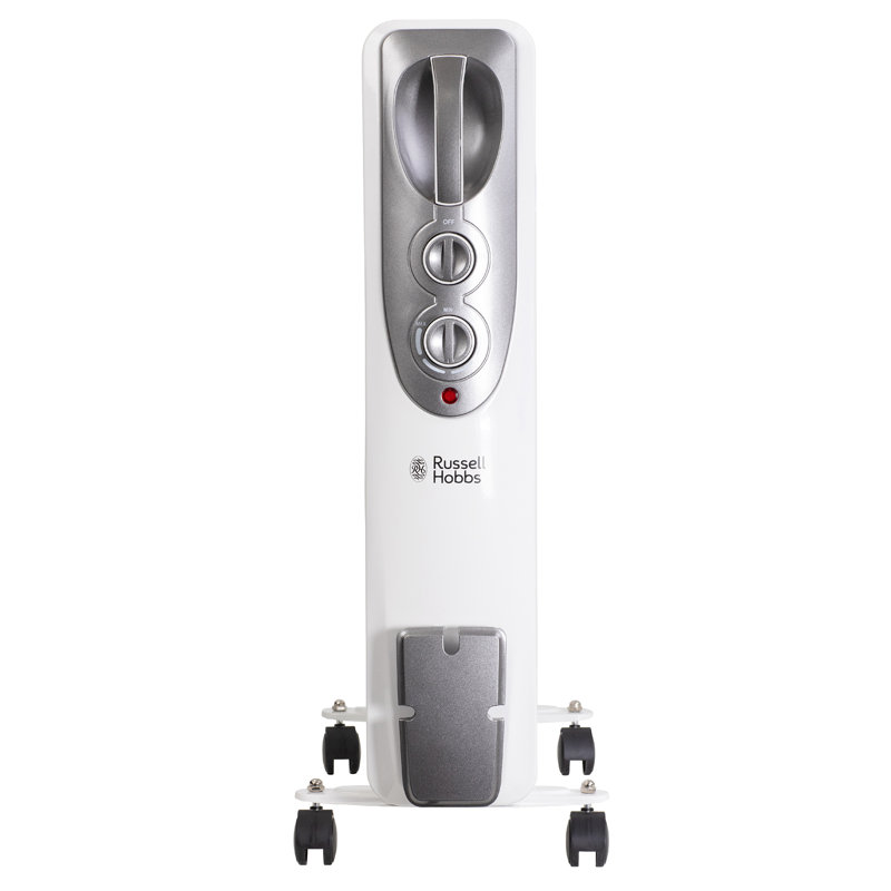 Russell Hobbs RHOFR1106B 2.5kW 11-fin Oil Filled Radiator in Black, Black