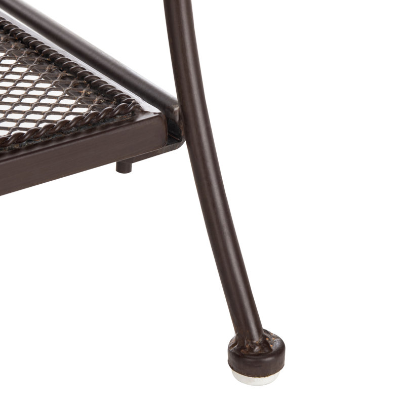 Torus Outdoor 3 Tier Shelf, Brown